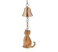 Ronyme Carillon éolien commémoratif pour Chat, décoration de Balcon, Porche, Cloche à Vent décorative en cuivre, Pendentif Suspendu pour Chambre, Style B