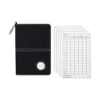 Ronyme Carnet de Score de Golf léger, carnet de Notes pour Le Score, Accessoires de de Golf, de pour Match Sportif, Noir