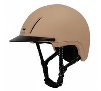 Ronyme Casque d'Équitation Sécurité Protection Équestre Doublure Mesh Lavable Système d'ajustement Adapté pour Adultes Enfants Utilisation Entraînement, Kaki Mat, L 58-62cm