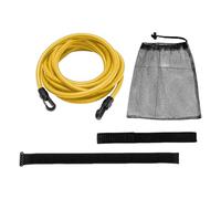 Ronyme Ceinture de résistance pour la Natation, Bande d'entraînement de avec Sac de Rangement, Dispositif Professionnel à Porter à la Taille, Jaune 3m