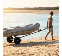 Ronyme Chariot Mise à L´Eau Portable avec Support Coque et Roues Gonflables pour Déper Votre Gonflable Manière Simple et Efficace sur la Plage, 330 Cm