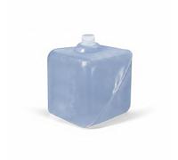 Ronyme Conteneur Pliable Récipient d'Eau Bidon Pliant Réservoir Portable avec Robinet Poignée Ergonomique LLDPE sans BPA Stockage Pliable Camping Van, 20 L, Bouchon Respirant Givré
