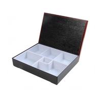 Ronyme Conteneur Résistant à la Chaleur Boîte à Repas Compartiments Plateau Rectangulaire Séparateur Couvercle Intérieur Adapté à la Préparation de Repas Collectif Organisation de Menus