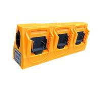 Ronyme Convertisseur de Batterie pour Outils électriques avec Accessoire Multi-emplacements, Portable et Professionnel, pour Lave-Autos, Compatible avec, 6 Emplacements