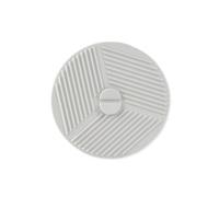 Ronyme Couvercle Micro-ondes Tapis Couvercle Ventouse Étanche Antidérapant Tapis Résistant à la Chaleur Joint Sous Vide Réutilisable Compatible Foyer Dortoir Pique-nique, White S