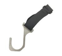 Ronyme Crochet de Volant de Voiture, Crochet Universel en Alliage d'aluminium à dégagement Rapide, Crochet de Roue de Direction de véhicule, Suspension, Argent