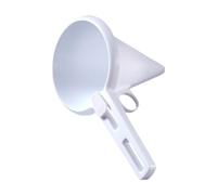Ronyme Distributeur de pâte portatif, entonnoir verseur, embout de 0,35 pouce, large ouverture de 9,5 cm, blanc, accessoires polyvalents, outil de décoration