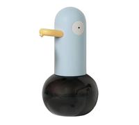 Ronyme Distributeur de Savon Mousse Automatique Pompe Appareil Réservoir Réponse Instantanée 025 Seconde Deux Niveaux de Mousse Familiaux Canard Attractif, Bleu