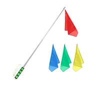 Ronyme Drapeau d'entraînement pour Chevaux Équipement d'entraînement pour Chevaux Mât de Drapeau léger de Couleur vive Professionnel