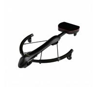 Ronyme Entraîneur Abdominal Automatique Roue Abdominale Appareil Renforcement Machine Core Retour Automatique Lisse Compression Du Tronc Guidée Résistance, Noir, Noir