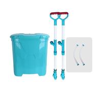 Ronyme Épandeur d'engrais granulaire à Dos 25 L, léger, pour pelouse, Jardin, économie de 'œuvre, Utilisation agricole, Outil de fertilisation, Style A