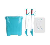 Ronyme Épandeur d'engrais granulaire à Dos 25 L, léger, pour pelouse, Jardin, économie de 'œuvre, Utilisation agricole, Outil de fertilisation, Style C