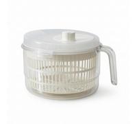 Ronyme Essoreuse à Salade Essoreuse Légumes Centrifugeuse Passoire Bol Polyvalent avec Panier Perforé Transparent Séchage Rapide des Feuilles Adaptée à la Cuisine Alimentation Équilibrée