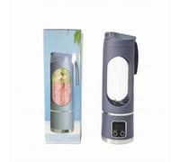 Ronyme Extracteur Jus Rechargeable Haute Rapidité Mixeur 12 Lames USB Machine à Portable pr Extérieur,