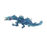 Ronyme Figurine de Velociraptor En Position Élevée, Modèle de Dinosaure pour Décoration et Cadeaux, Bleu