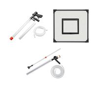 Ronyme Filet de Protection pour Aquarium, Couvercle de Réservoir de Poissons, Filet de Protection, Nettoyeur de Gravier Manuel