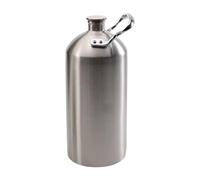 Ronyme Fût à bière en acier inoxydable, portable, robuste, léger et avec poignée, idéal pour le sport, les et le camping, 3.6 L