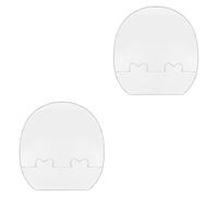 Ronyme Guide d'alignement pour Le positionnement des revêtements de Raquettes de Tennis de Table, Outil Pratique pour Placer Les revêtements, Transparent, Horizontal Complet