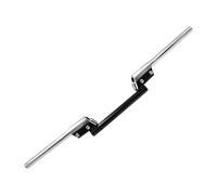 Ronyme Guidon de 22 m, Accessoire de vélo, Facile à Installer, en Alliage d'aluminium de qualité supérieure, poignées Hautes, Argent