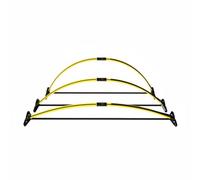 Ronyme Haie d'Entraînement Ajustable Haie Arche, Kit De Haies De Base A 2 Sections/3 Pièces, Réglable en Hauteur De 0 À 35 Cm, 94x22x1.5 Cm, 182g/Pièce