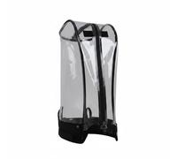Ronyme Housse de Club de Golf Capuchon pour Sac Transport Protégeant l'Équipement en Nylon Léger Adaptée aux Joueurs Stockage, Mise À Niveau, PVC Transparent Noir, Adulte