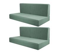 Ronyme Housses de siège de Camping-Car, 4 pièces, Housses de Coussin de Camping-Car, faciles à Installer, lavables, Respirantes, élastiques, Protection de, Vert