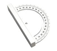 Ronyme Jauge à onglet pour scie à onglet, rapporteur d'angle, règle, outil de travail du bois de bricolage facile à installer pour scie à ruban, table de