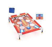 Ronyme Jeu de Lancer d'Anneaux Enfants Planche Surélevée Cibles à Points Anneaux Grands et Petits Sac de Transport Structure Stable Convient aux Cour Plage Camping, Style to 1