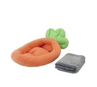 Ronyme Lit pour Animaux Banane Panier Coussin Niche Couchage Douillet avec Rebord Matelas Interne Matelassé Tapis Rafraîchissant Séparé Couverture Inférieure, L Convient pour Environ 10 Kg