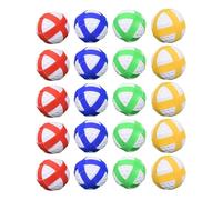 Ronyme Lot 20 Balles de Golf Adhésives Scratch, Balles Collantes Polyvalentes Légères Portables Robustes, Accessoires Jeu Interactifs pour Tapis, Putting, Jeu Intérieur Extérieur, 4,3cm, Style A