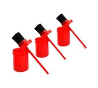 Ronyme Lot 3 brosses à pour Sabots Cheval avec Capuchon, faciles à Utiliser. Accessoires d'équitation, Outil Nettoyage Portable et, Rouge