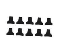 Ronyme Lot de 10 Mousquetons d'escalade, Anneaux de Verrouillage Triangulaire pour Dégaines, Stop-Cordes Profilés Anti-Glissement, Outils de Rappel, Équipement de Positionnement, Spéléologie