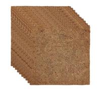 Ronyme Lot de 10 Tapis pour Poules, doublures de nichoir, Souple pour œufs, litière pour poulaillers, Accessoires, 30cmx30cm