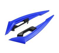Ronyme Lot de 2 ailerons latéraux de, aileron aérodynamique de Rechange, aileron latéral Avant Universel décoratif, Bleu