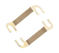Ronyme Lot de 2 cosses de câble de haut-parleur en cuivre, pièces de rechange, connexions de câblage audio stables et fiables, connecteur de haut-parleur, A