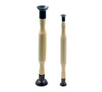 Ronyme Lot de 2 outils de rodage de soupapes manuels, ventouses à double extrémité, prise confortable, tête en caoutchouc, entretien automatique pour pièces, Jaune