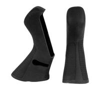 Ronyme Lot de 2 poignées de leviers de Frein de vélo, Accessoires Confortables et antidérapants, Protection de sélecteur de en Silicone Noir pour