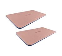 Ronyme Lot de 2 Tapis de Pilates Reformer antidérapants, Pratiques et compacts, pour Exercices de Musculation, de Gym à Domicile et de Fitness, Rose Rouge