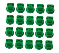 Ronyme Lot de 20 Embouts de Buses pour pulvérisateurs agricoles, Plats, légers et en Forme d'éventail (110°), pour la pulvérisation à Dos avec, Vert