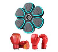 Ronyme Machine de Boxe Musicale, Tapis de Frappe, entraînement de, Fournitures de décoration, Cible Murale d'entraînement de Boxe pour, Noir