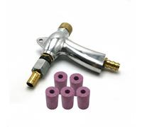 Ronyme Machine de Sablage de Sablage Aéro Décapant Outil Abrasif Structure Légère Buses en Céramique Contrôle Du Flux Prise Antidérapante Adaptée aux, SET Pistolet 420