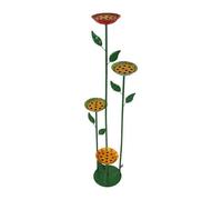 Ronyme Mangeoire à Oiseaux en Fer forgé, arrosoir à Papillons et Abeilles, Cadeau en Fer, Facile à Installer, décoration de Jardin extérieure, Station