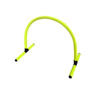 Ronyme Matériel d'Entraînement Football Haie Courbée Hurdle Barrière Agilité Profil Stable pour Coordination Mouvement Adapté au Jardin Terrain Synthétique Ateliers Sportifs
