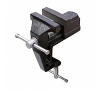 Ronyme Mini Étau Table En Acier Mini Étau Banc Solide nce à Mâchoire Plate Bureau pr Bricoleurs, Réparateurs, Noir