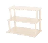 Ronyme Organisateur de rangement de bureau, étagères de bureau, support de papeterie multifonction de ferme, organisateur de cosmétiques pour dortoir de, Blanc