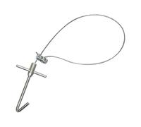 Ronyme Outil de Capture de porcs, Support pour Animaux, Boucle réglable, Outils d'élevage, Outil de contrôle pour verrats, veaux, Moutons, Vaches, Argent