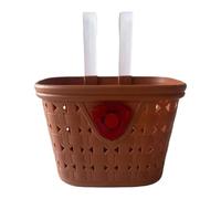 Ronyme Panier de vélo pour Enfants, Installation Facile, Cadeau Adorable pour Les balades en Plein air, Portable et Amusant pour Les garçons et Les Filles, Brun