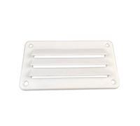 Ronyme Panneau de Ventilation Véhicule Grille Aération Plaque Sortie Air Trois Lamelles Arrondis Montage par Vis Convient à Cabine Auto Camion Van Bureau, Blanc, 140 79