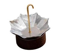 Ronyme Passoire à thé, accessoire de cuisine, filtre à thé à mailles fines, infuseur, passoire décorative pour bureau, maison ou bureau, objet de collection, argent