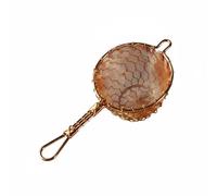 Ronyme Passoire à Thé Industrielle Cuivre Raffinée Ustensile Cuisine Finition Soignée Boucle Adapté Rite Thé Travail Domicile, Poème Fleur